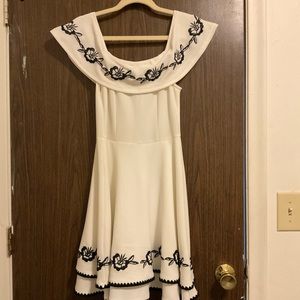 White Detailed Dress
